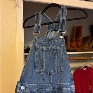 GAP Blue Denim Overalls with Pocket